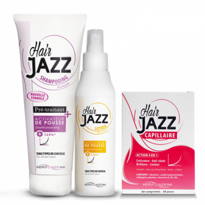 Valentijnsdag Voordeelpakket: HAIR JAZZ - lotion, shampoo, mask en vitamine
